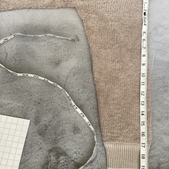 NWT Olsen zip up beige Sweater size XL - Picture 7 of 8